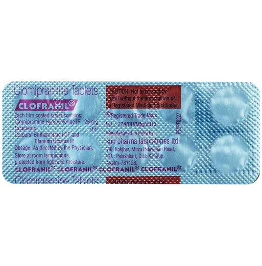 clofranil 25mg tablet 10's